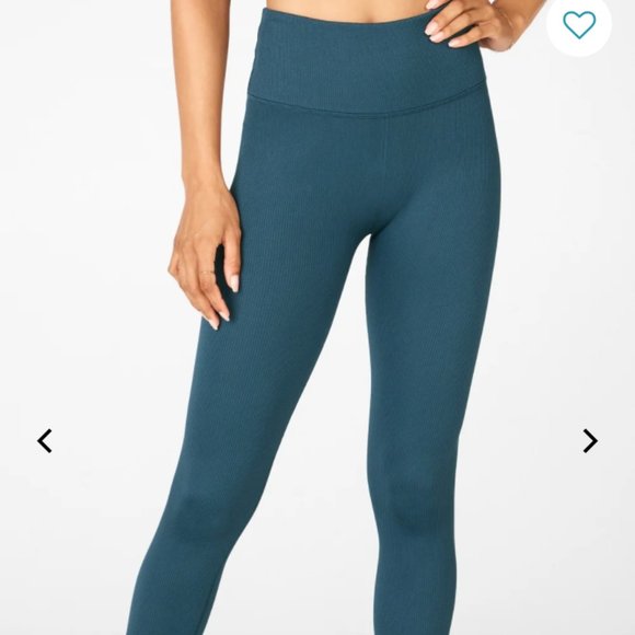 Fabletics Pants - Fabletics High-Waisted Seamless Rib Legging